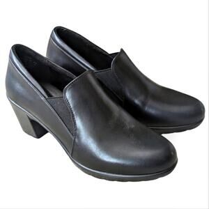 DREAM PAIRS Women's Low Chunky Block Heels Pumps Slip on Loafer 8.5